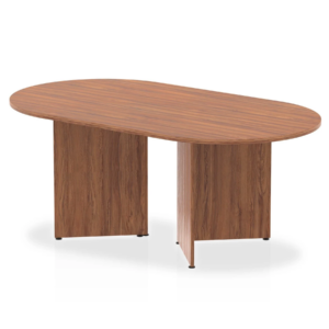 Impulse Boardroom Table Arrowhead Leg - Walnut