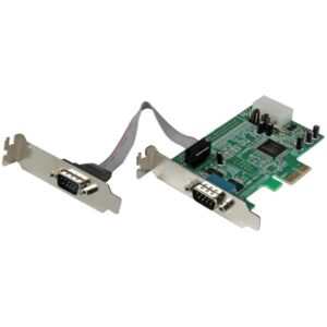 StarTech.com 2 Port LP PCIe Serial Card 16550 UART